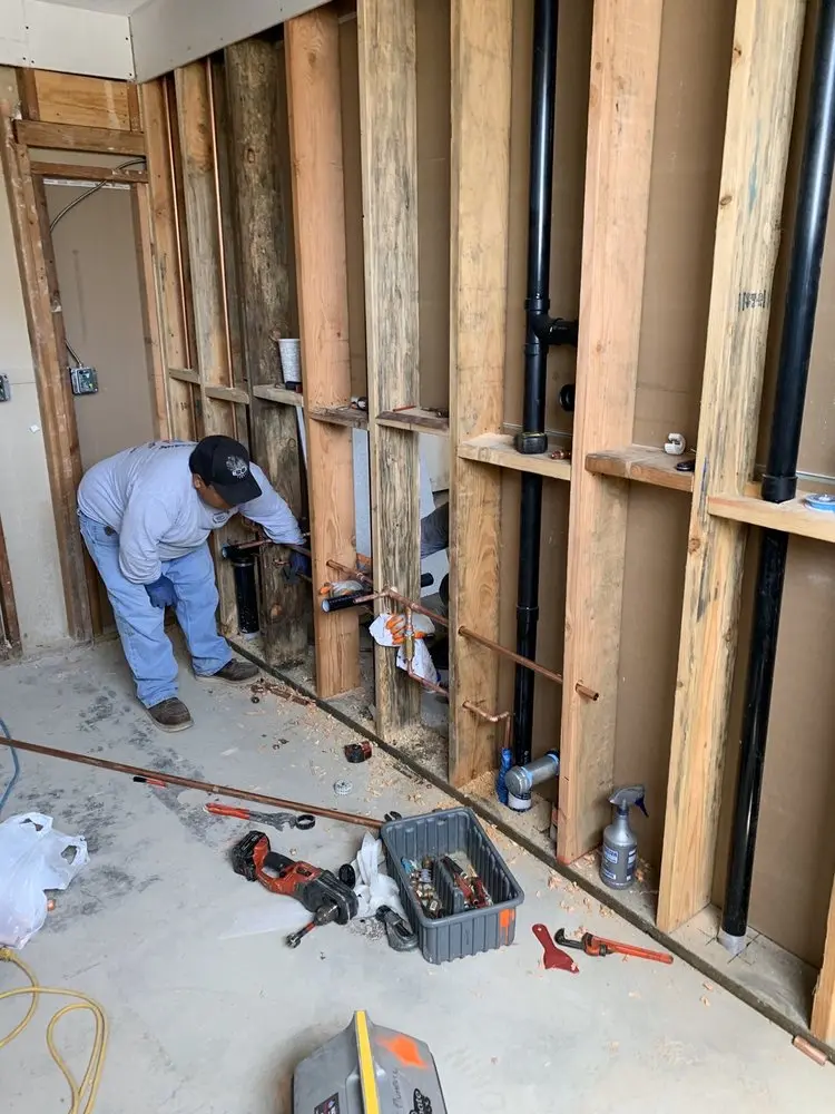 Commercial rough-in plumbing for Water Heater Replacement in Chambersburg